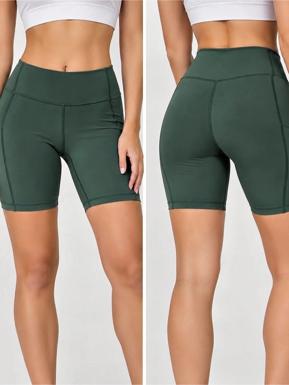 Fabletics Green Athletic shorts